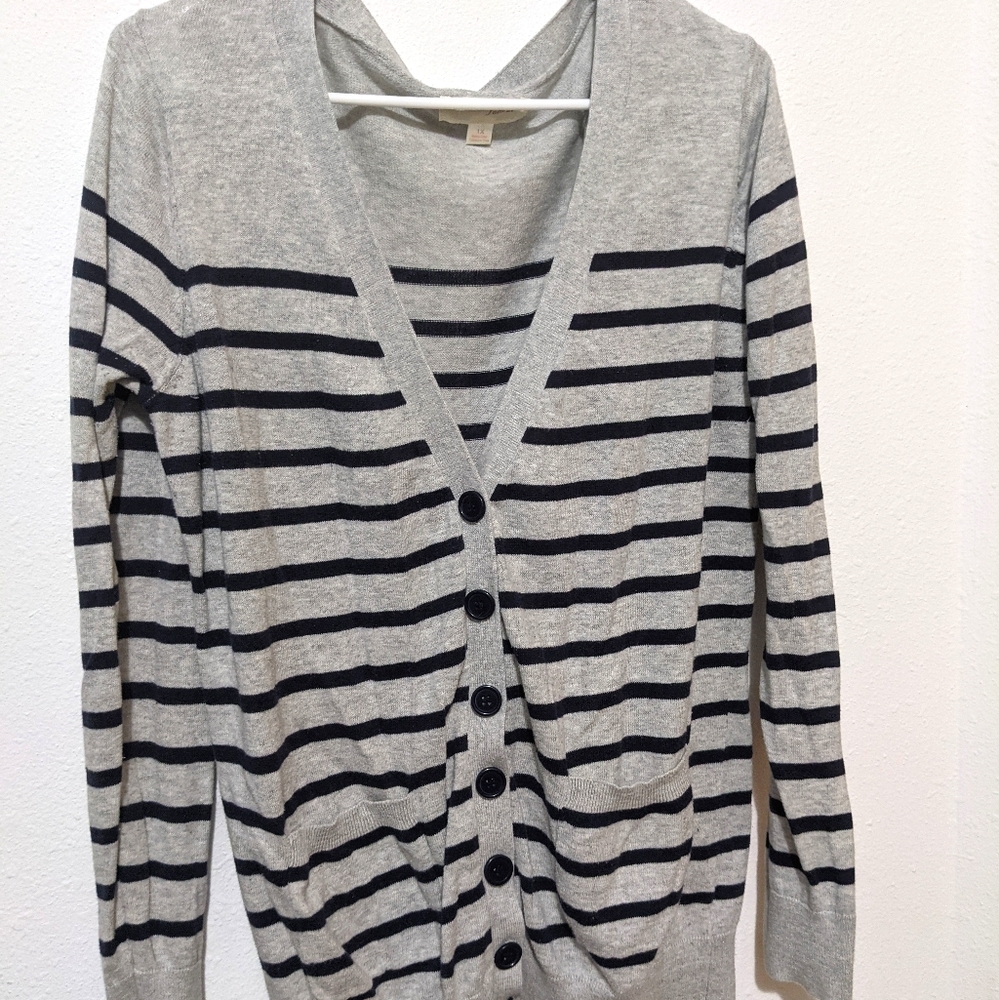 Striped cardigan